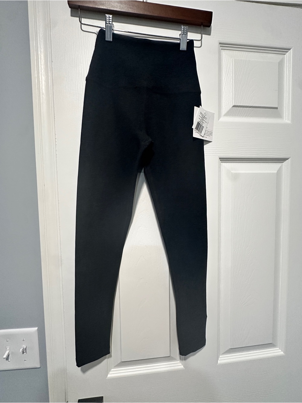 High-Waist Black Leggings
